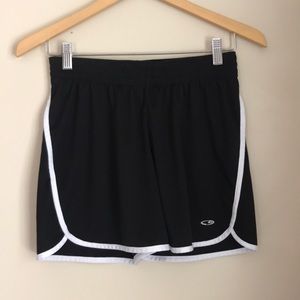 Black Track Shorts